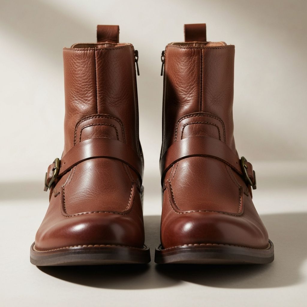 Men's Leather Ankle Boots